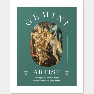 Gemini Artist - Astrology Art History 2 Posters and Art